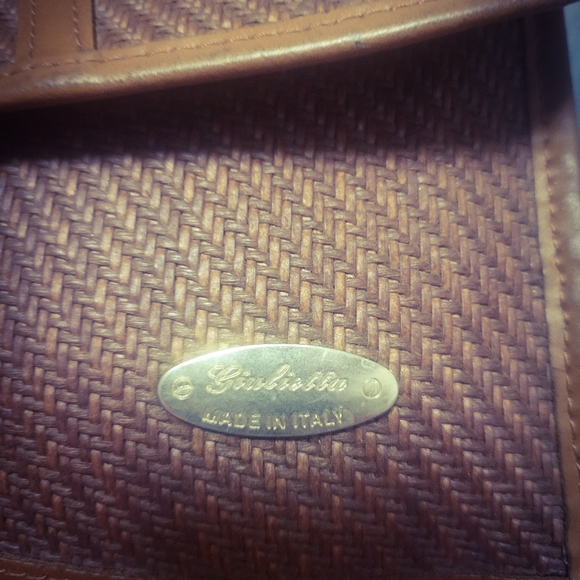 RARE Patricia Nash Giulietta Tan Leather Tote Woven Satchel. Made In ITALY - Picture 16 of 16